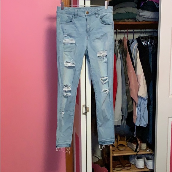 AE Hi-Rise Sateen Jegging - Picture 2 of 4